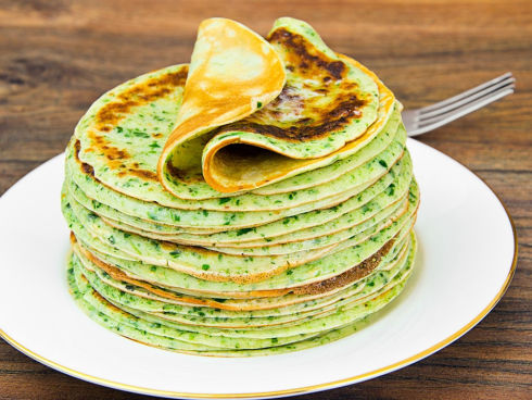 Autosvezzamento Ricette: Pancake agli spinaci